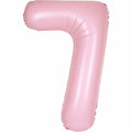 Number 7 Foil Balloon - Lovely Pink 34 Inch for Birthdays Foil Balloon Number 7 Foil Balloon - Lovely Pink 34 inch
