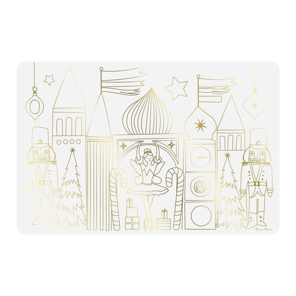 Nutcracker Colouring Placemats x 8 Tableware Nutcracker Colouring Placemats x 8
