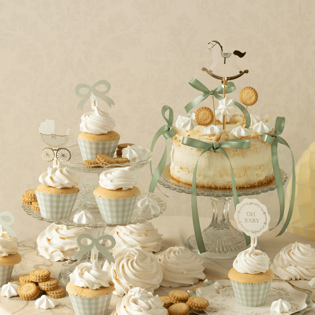 Oh Baby Cupcake Kit - Set of 6 Cupcake Toppers Oh Baby Cupcake Kit - Set of 6