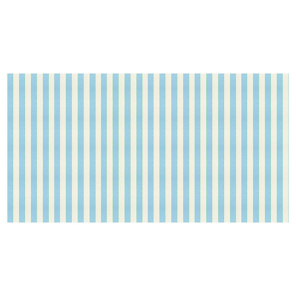 Pale Blue Striped Paper Party Tablecloth | Meri Meri Tableware Pale Blue Striped Paper Party Tablecloth