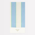 Pale Blue Striped Paper Party Tablecloth | Meri Meri Tableware Pale Blue Striped Paper Party Tablecloth
