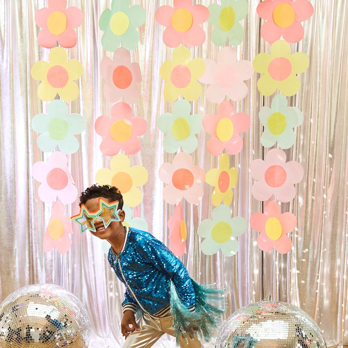 Paper Flower Party Backdrop | Meri Meri | Little Big Party Party Decorations Paper Flower Party Backdrop