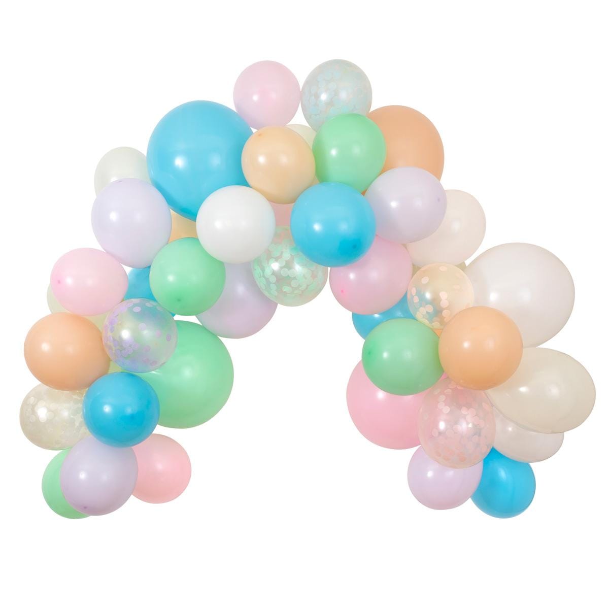Pastel Balloon & Streamer Garland Kit | Meri Meri Balloon Garlands Balloons Pastel Balloon & Streamer Garland Kit (50 balloons)