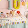 Pastel Confetti Party Tablecover | Polka Dot Paper Table Cover tablecover Pastel Confetti Party Tablecover - 180 x 120cm