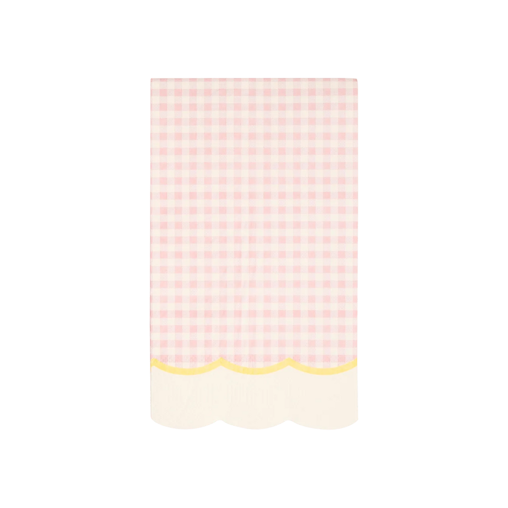 Pastel Gingham Party Napkins x 24 - Pastel Party Supplies Paper Napkins Pastel Gingham Party Napkins x 24