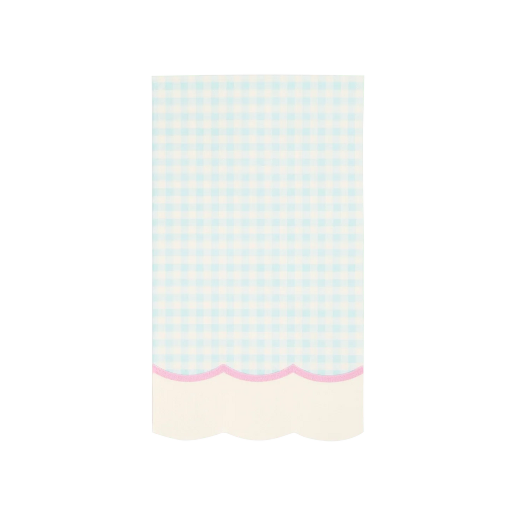 Pastel Gingham Party Napkins x 24 - Pastel Party Supplies Paper Napkins Pastel Gingham Party Napkins x 24