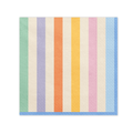 Pastel Stripes Napkins x 20 - Summer Party Supplies Paper Napkins Pastel Stripes Napkins x 20