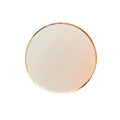 Peach & Gold Ombre Paper Party Plates x 8 - Peach Party Supplies Disposable Plates Peach & Gold Ombre Party Plates x 8