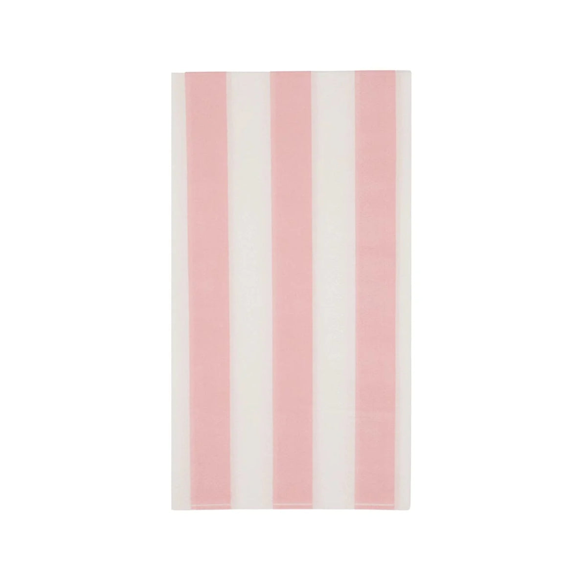Petal Pink Cabana Stripe Party Napkins x 20 - Bonjour Fête Party Paper Napkins Petal Pink Cabana Stripe Party Napkins x 20