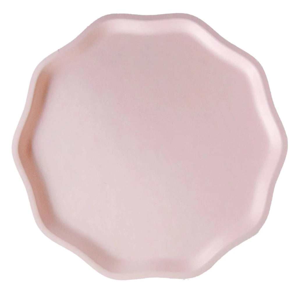 Petal Pink Compostable Party Dinner Plates x 8 - Bonjour Fete UK Party Supplies Disposable Plates Petal Pink Compostable Party Dinner Plates x 8