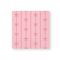 Petal Pink Signature Bow Small Party Napkins x 20 - Bow Party Bonjour Fête Paper Napkins Petal Pink Signature Bow Large Party Napkins x 20