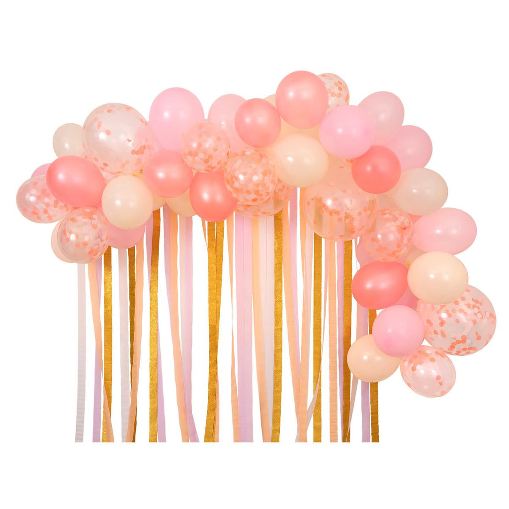 Pink Balloon & Streamer Garland Kit | Meri Meri Balloon Garlands Balloons Pink Balloon & Streamer Garland Kit (50 balloons)