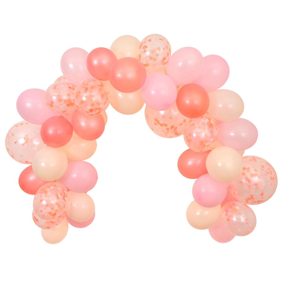 Pink Balloon & Streamer Garland Kit | Meri Meri Balloon Garlands Balloons Pink Balloon & Streamer Garland Kit (50 balloons)