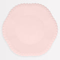 Pink Dot Edged Flower Compostable Dinner Party Plates x 8 | Meri Meri party plates Pink Dot Edged Flower Compostable Dinner Party Plates x 8