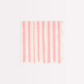 Pink Stripe Small Party Napkins x 16 | Meri Meri party napkins Pink Stripe Small Party Napkins x 16