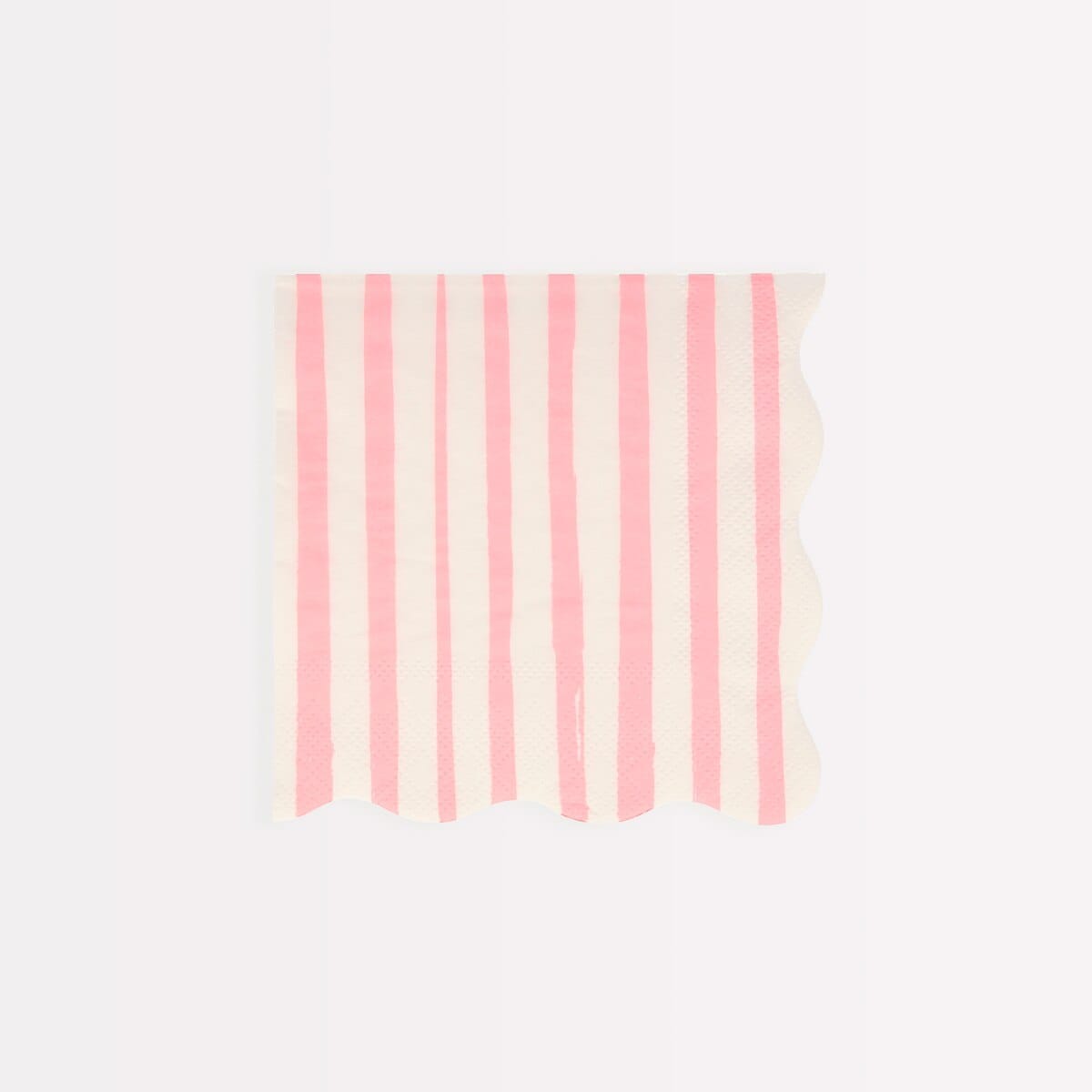 Pink Stripe Small Party Napkins x 16 | Meri Meri party napkins Pink Stripe Small Party Napkins x 16