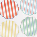 Preppy Stripe Dinner Plates x8 | Meri Meri | Little Big Party Plates Preppy Stripe Dinner Plates x8