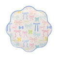 Pretty Pastel Bows Plates x 8 -  Bow Party Supplies Disposable Plates Pretty Pastel Bows Plates x 8