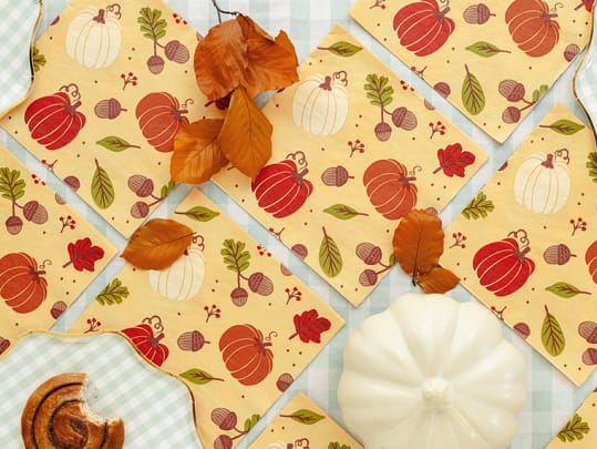 Pumpkins & Acorns Napkins x 20 - Halloween Pumpkin Napkins Paper Napkins Pumpkins & Acorns Napkins x 20 Default
