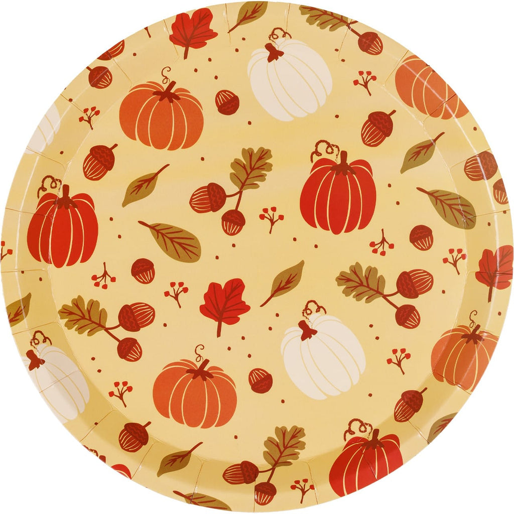Pumpkins & Acorns Plates x 6 Disposable Plates Pumpkins & Acorns Plates x 6 Default