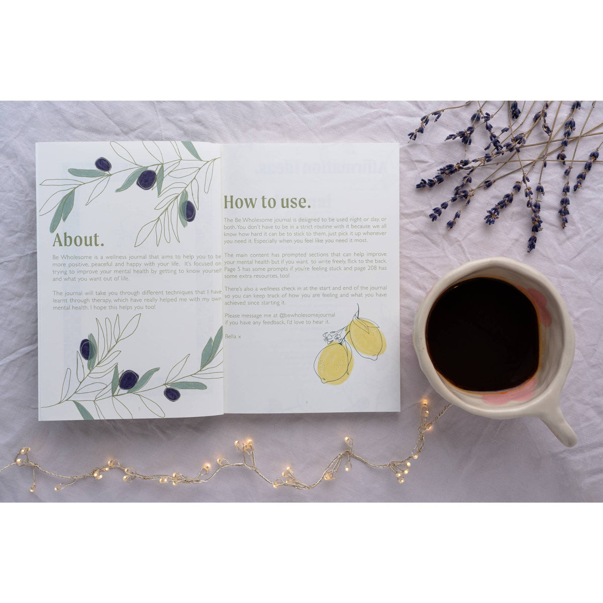 Recycled Wellness Prompted Gratitude Journal