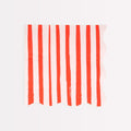 Red Stripe Large Party Napkins x 16 | Meri Meri party napkins Red Stripe Large Party Napkins x 16