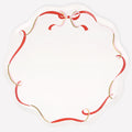 Ribbon Bow Large Christmas Party Plates x 8 | Meri Meri Christmas Bows party plates Ribbon Bow Large Christmas Party Plates x 8