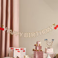 Rococo Cherries Happy Birthday Banner - Cherry Party Supplies Banners Rococo Cherries 'Happy Birthday'  Banner
