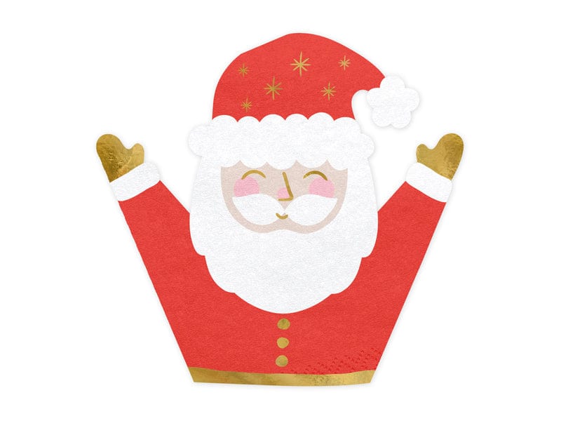 Paper Napkins Santa Claus Christmas Party Napkins x 20