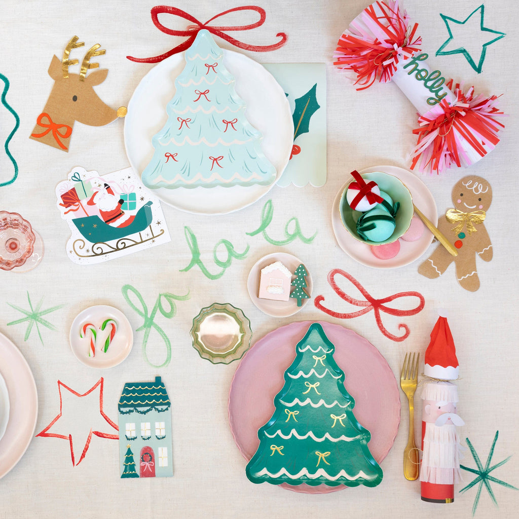 Sleigh Christmas Party Napkins x 16 | Meri Meri Christmas Table party napkins Sleigh Christmas Party Napkins x 16
