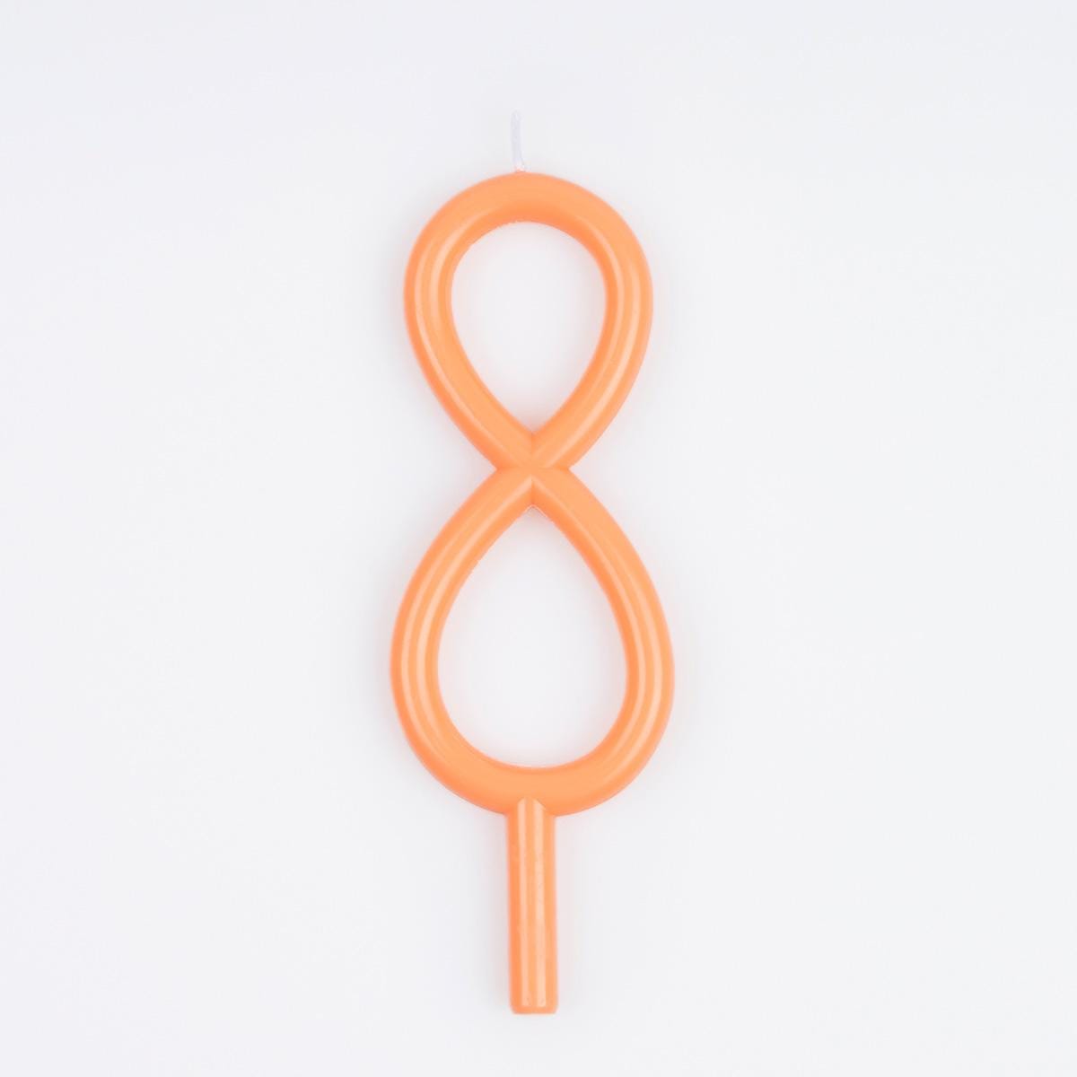 Slim Number 8 Cake Candle | Meri Meri Number Candles Birthday Candles Slim Number 8 Cake Candle