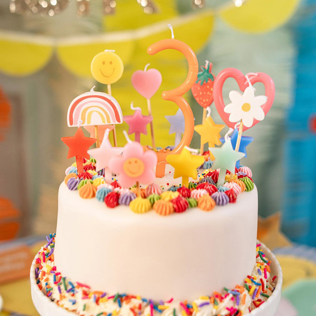 Slim Number 8 Cake Candle | Meri Meri Number Candles Birthday Candles Slim Number 8 Cake Candle
