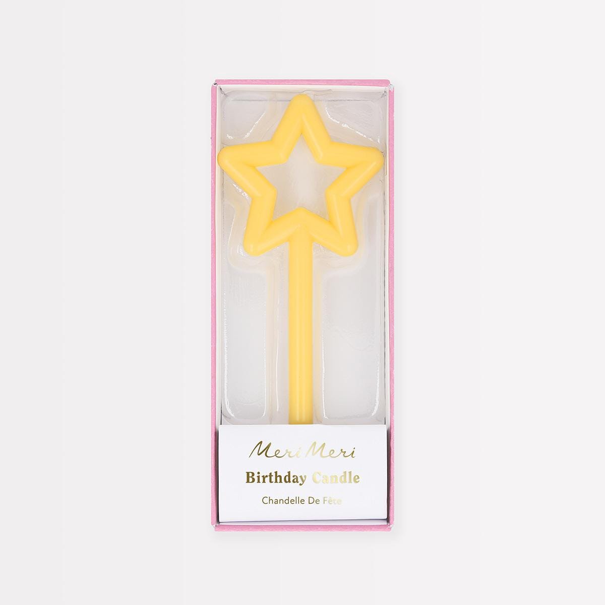 Slim Star Party Candle | Meri Meri Birthday Candles Slim Star Party Candle