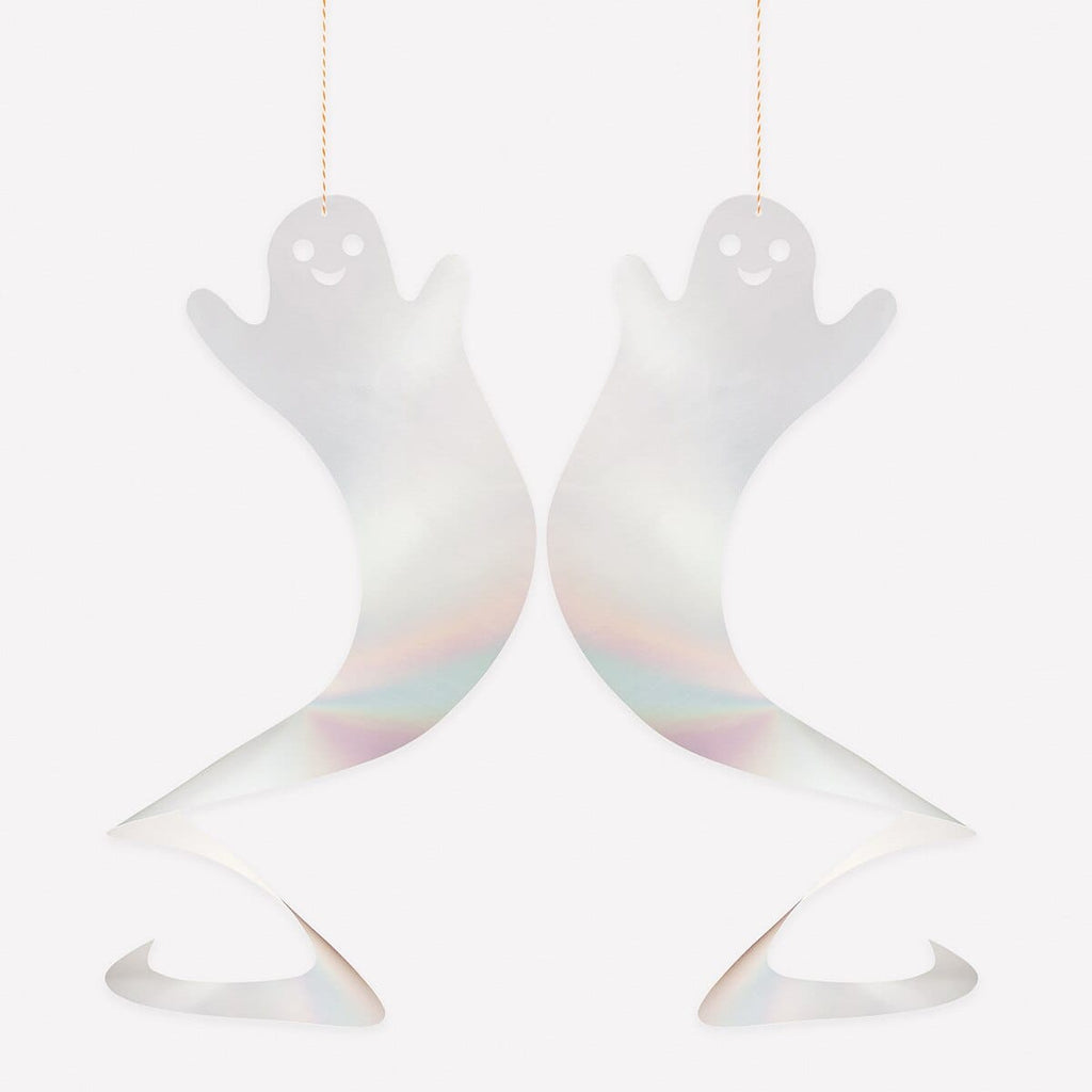 Spinning Ghost Decorations x 10 | Meri Meri | Little Big Party Party Decorations Spinning Ghost Decorations x 10