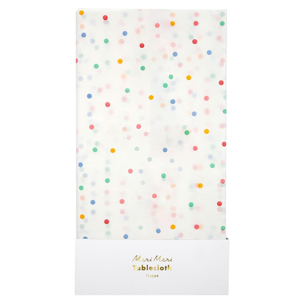 Spotty Paper Party Tablecloth | Meri Meri Tableware Spotty Paper Party Tablecloth