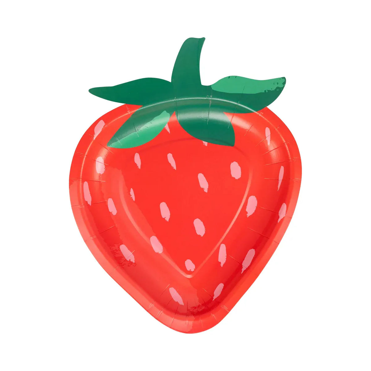 Strawberry Party Plates x 8 Disposable Plates Strawberry Party Plates x 8