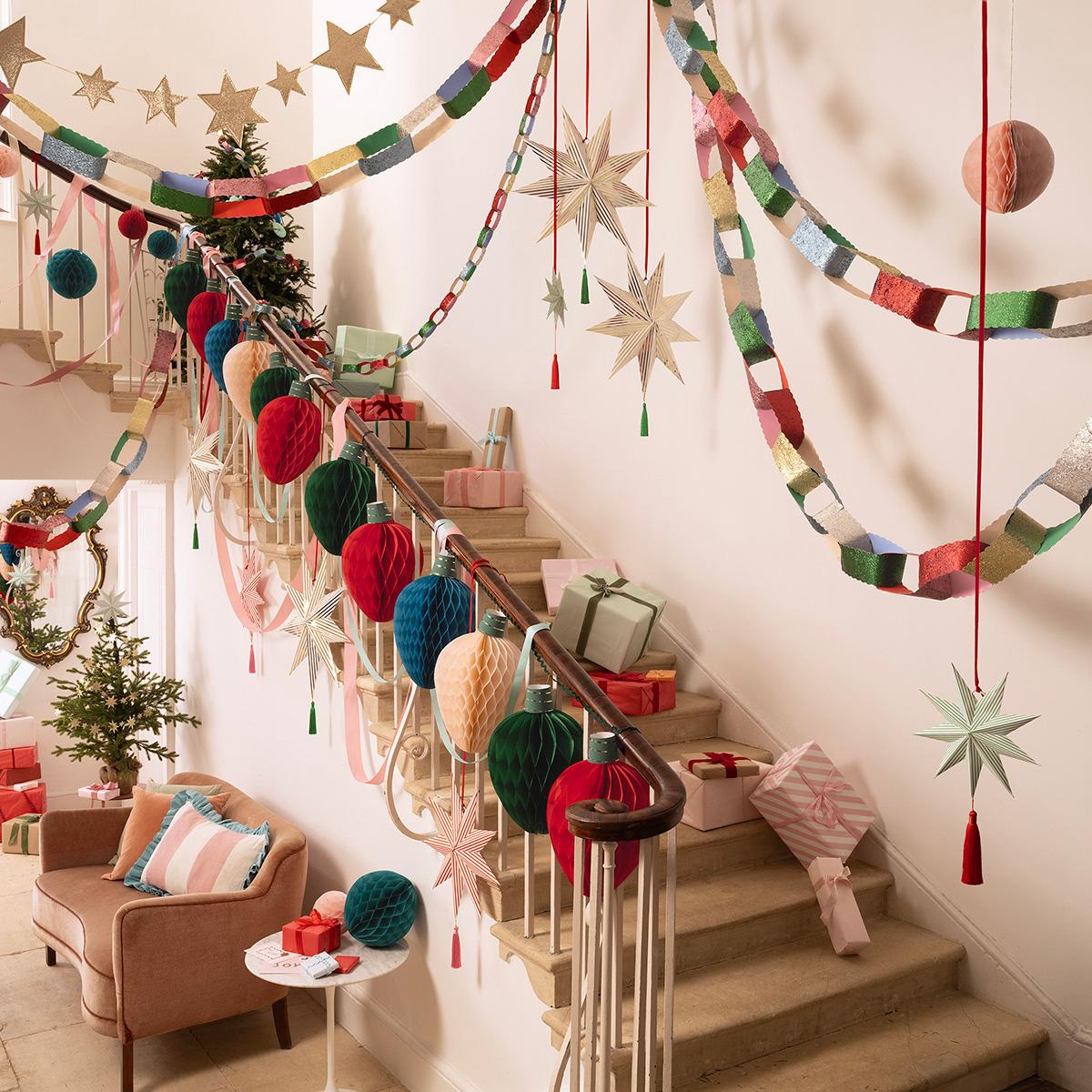 Stripe Star Decorations x 3 | Meri Meri | Little Big Party Party Decorations Stripe Star Decorations x 3
