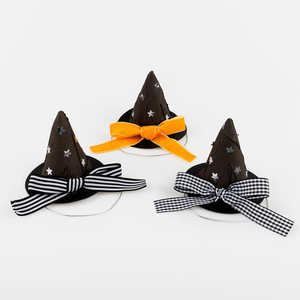 Surprise Witch Hat Party Favours x 3 | Meri Meri Halloween Party Party Accessories Surprise Witch Hat Party Favours x 3