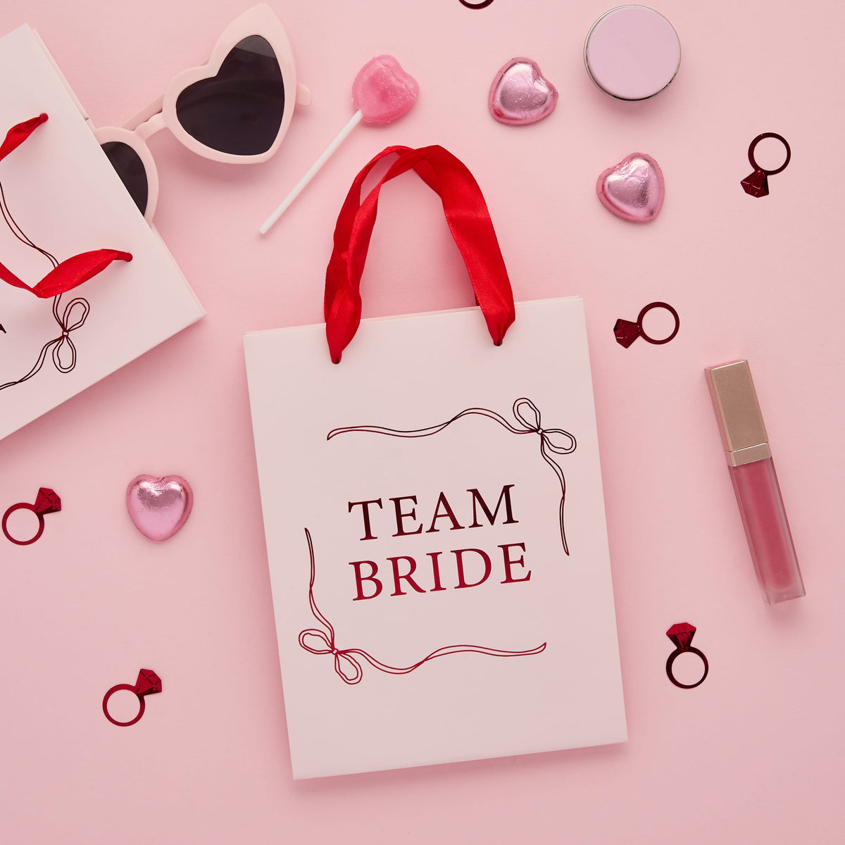Team Bride Hen Party Bags - 5 Pack - Hen Party Supplies UK Party Bags Team Bride Hen Party Bags - 5 Pack