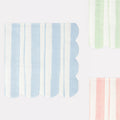 Ticking Stripe Large Party Napkins x 16 party napkins Ticking Stripe Large Party Napkins x 16