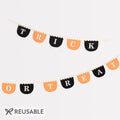 Trick Or Treat Fabric Party Garland | Meri Meri Halloween Decorations Bunting Trick Or Treat Fabric Party Garland