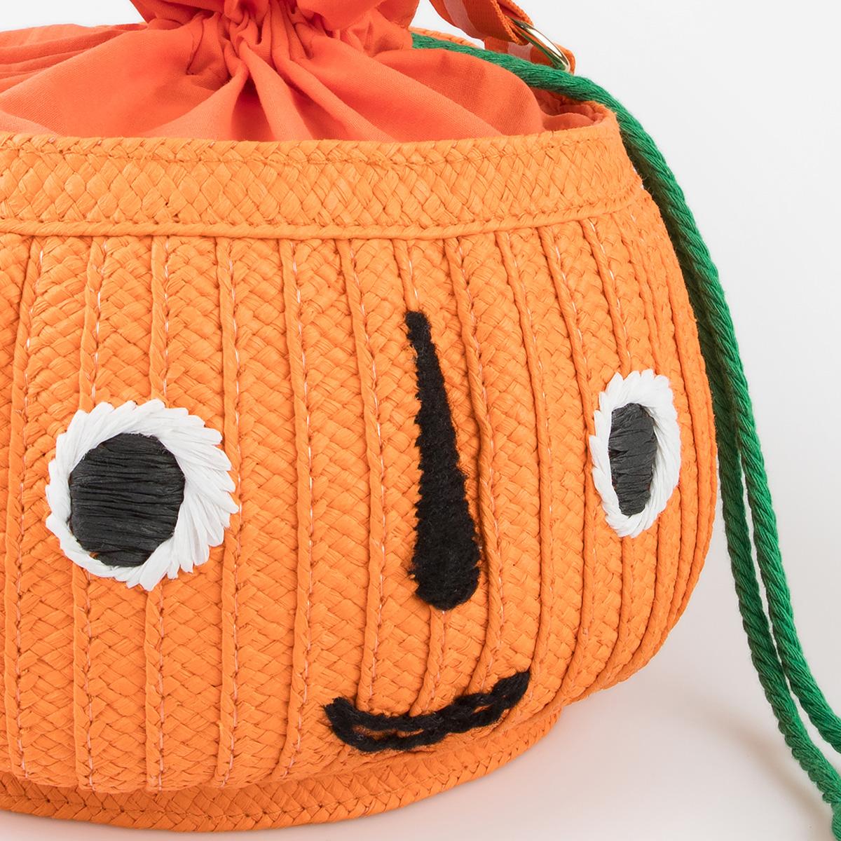 Trick Or Treat Pumpkin Basket Bag | Meri Meri Halloween Party Gift Bags Trick Or Treat Pumpkin Basket Bag