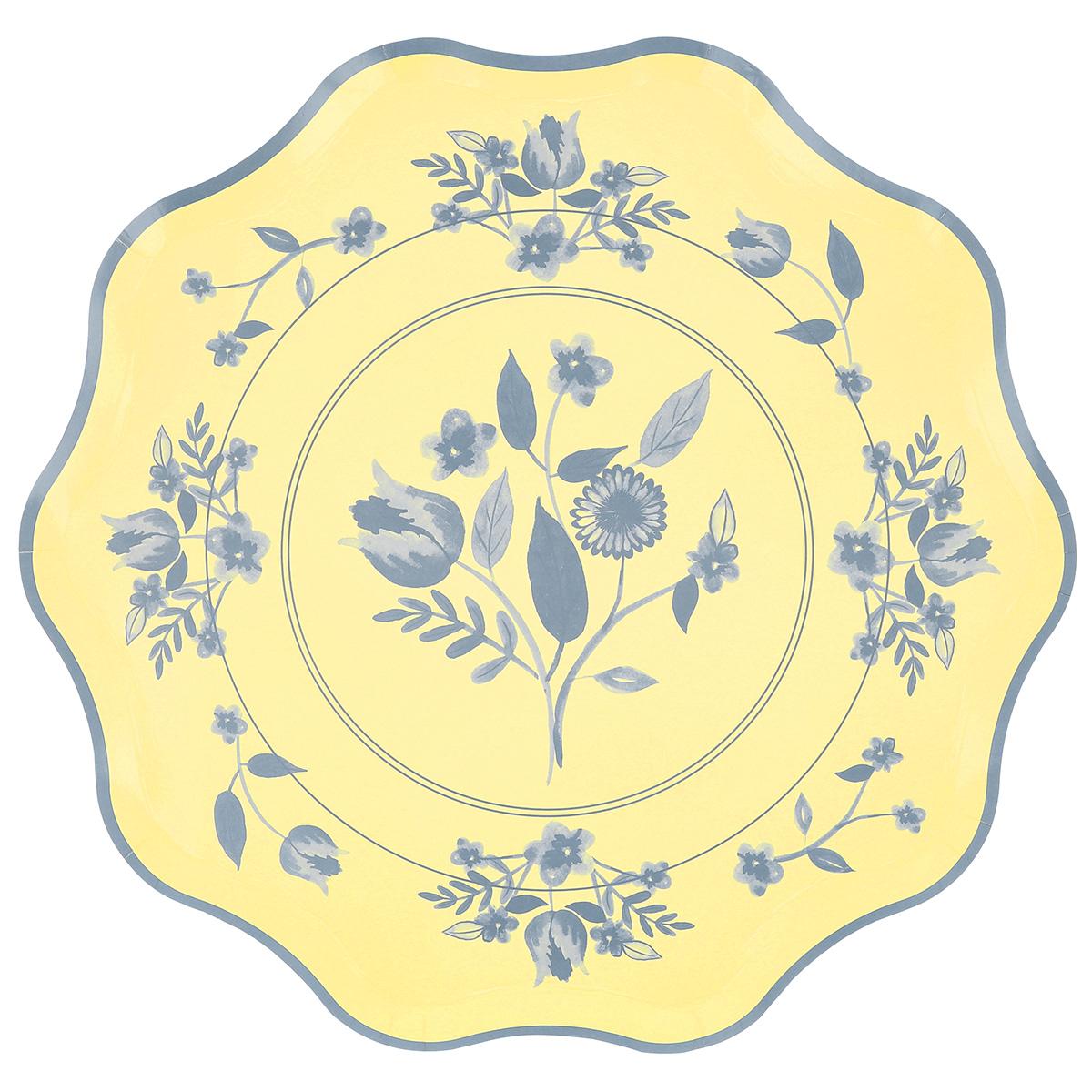 Vintage Botanical Dinner Party Plates x 8 | Meri Meri party plates Vintage Botanical Dinner Party Plates x 8