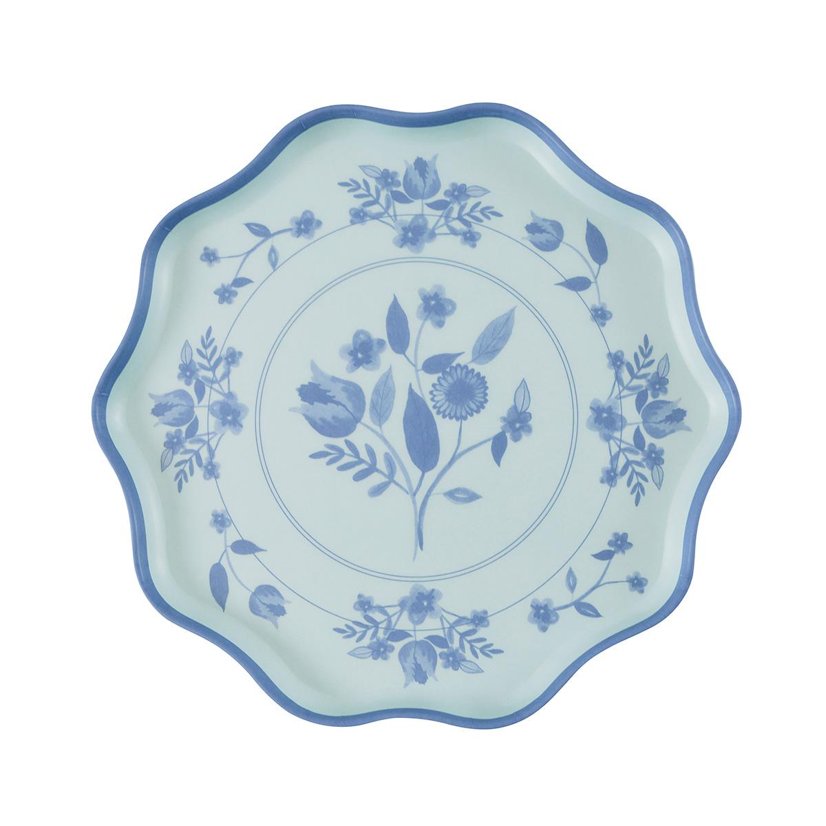 Vintage Botanical Reusable Small Plates x 4 | Party Tableware UK Tableware Vintage Botanical Reusable Small Plates x 4