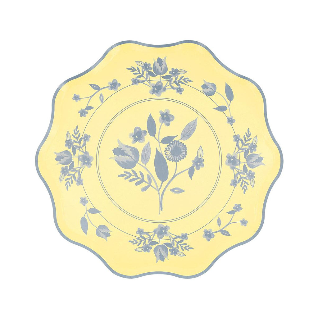 Vintage Botanical Side Party Plates x 8 | Meri Meri party plates Vintage Botanical Side Party Plates x 8