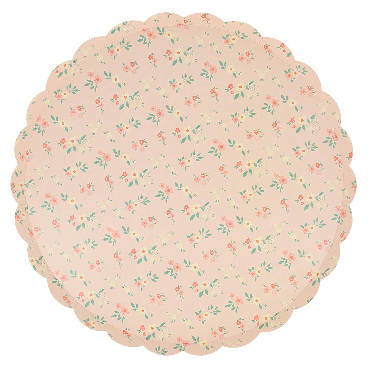 Vintage Ditsy Dinner Party Plates x 8 | Meri Meri party plates Vintage Ditsy Dinner Party Plates x 8