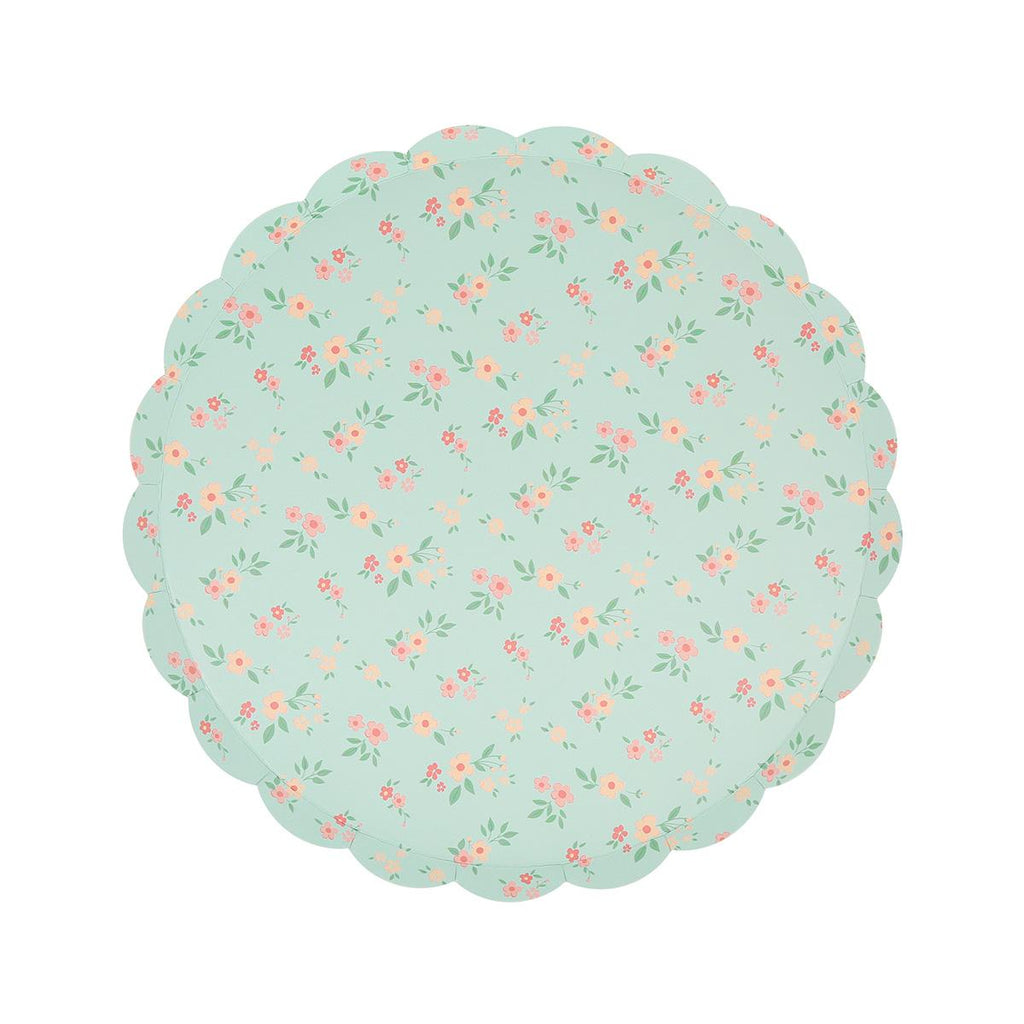 Vintage Ditsy Side Party Plates x 8 | Meri Meri party plates Vintage Ditsy Side Party Plates x 8