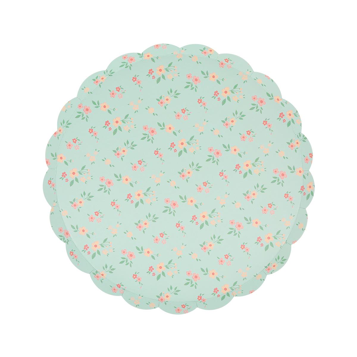 Vintage Ditsy Side Party Plates x 8 | Meri Meri party plates Vintage Ditsy Side Party Plates x 8