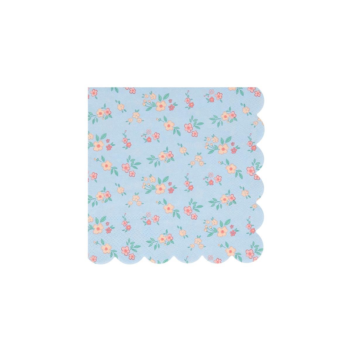 Vintage Ditsy Small Party Napkins x 16 | Meri Meri party napkins Vintage Ditsy Small Party Napkins x 16