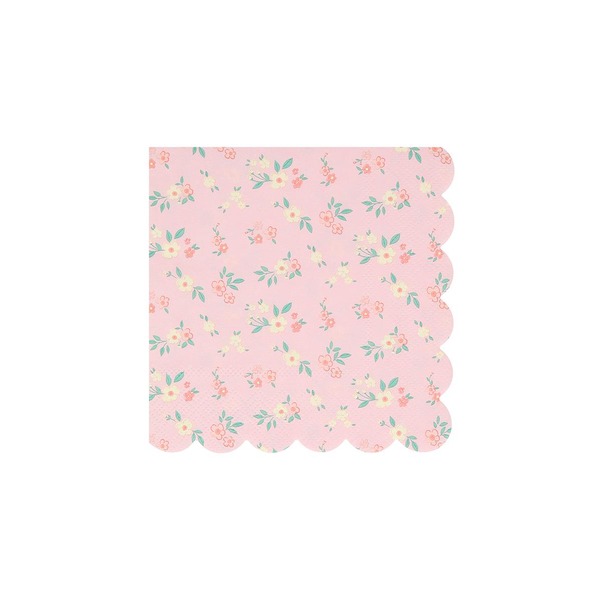 Vintage Ditsy Small Party Napkins x 16 | Meri Meri party napkins Vintage Ditsy Small Party Napkins x 16